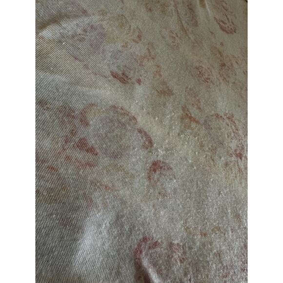 Free People Sheer Floral Tourist Tee T-shirt Oversized Large Pink Orange Flowers - Picture 7 of 8